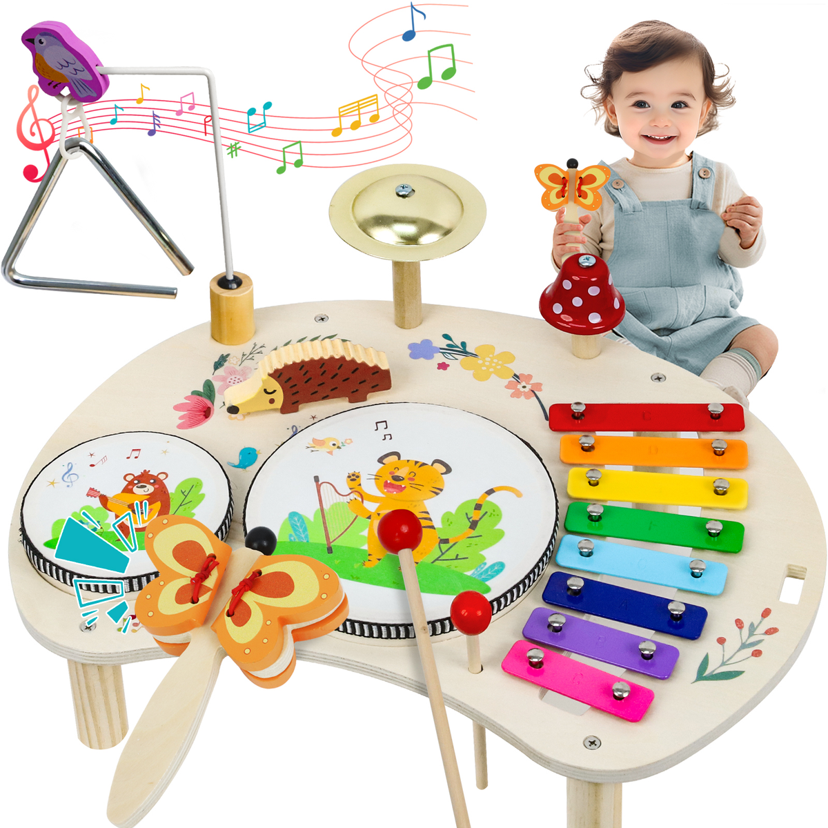 Montessori Wooden Xylophone Music Toy