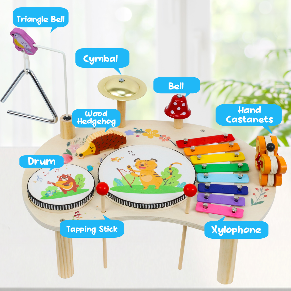 Montessori Wooden Xylophone Music Toy