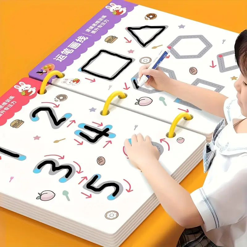 Reusable Kids Drawing & Control Workbook