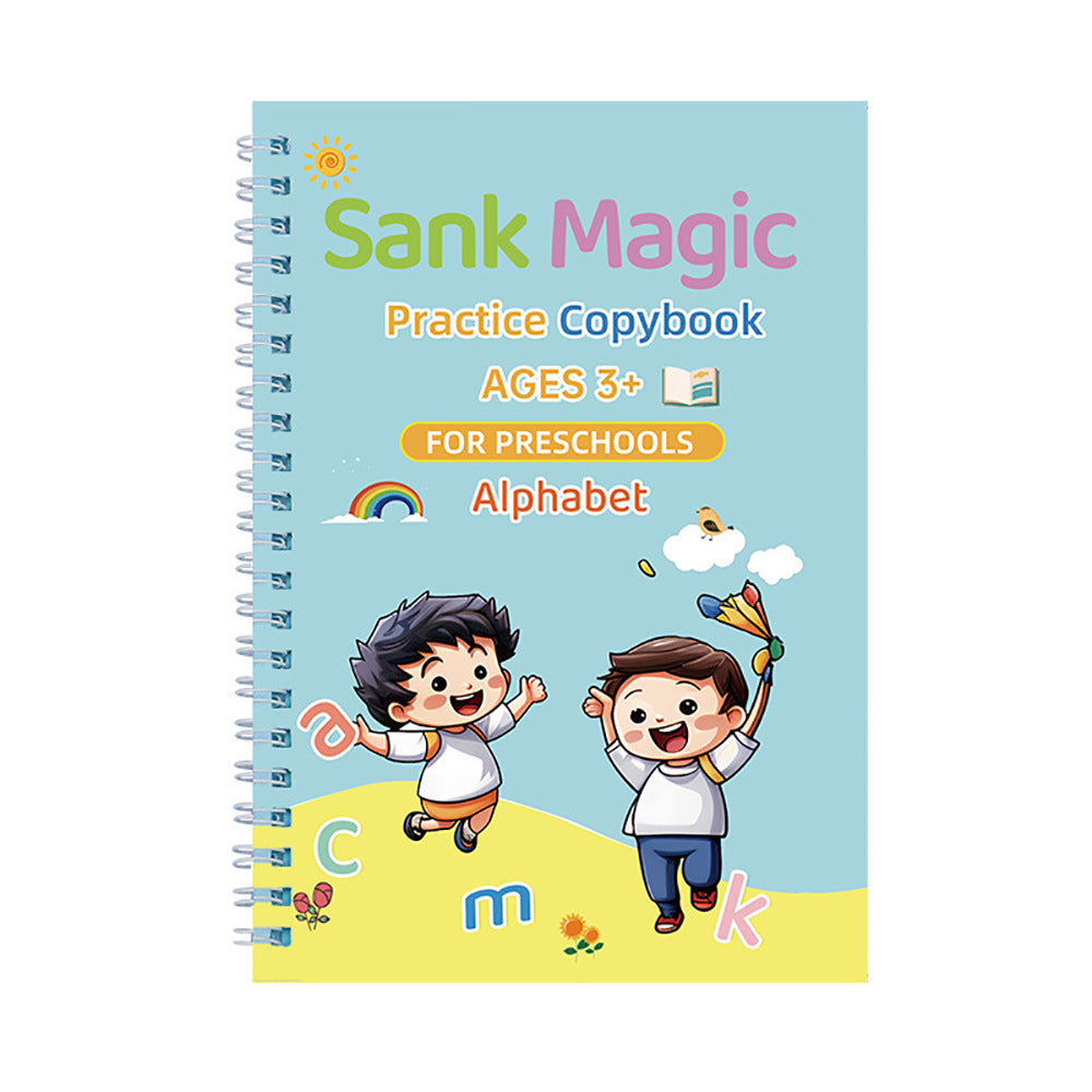 4 In 1 Magic Reusable Writing Practice Book