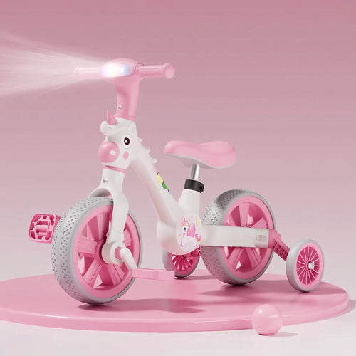 Dinosaur 3-in-1 Balance Bike for Toddlers